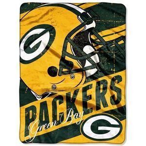 NFL Green Bay Packers Large Solf Throw Blanket 46" X 60"